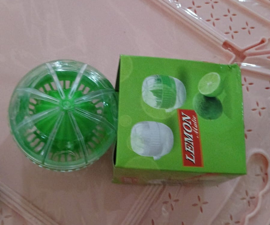 10055 Manual Drink Orange Lemon Citrus Lime Fruit Juice Juicer Squeezer, BPA Free, Press & Pourer With Lid Plastic Manual (1 Pc)