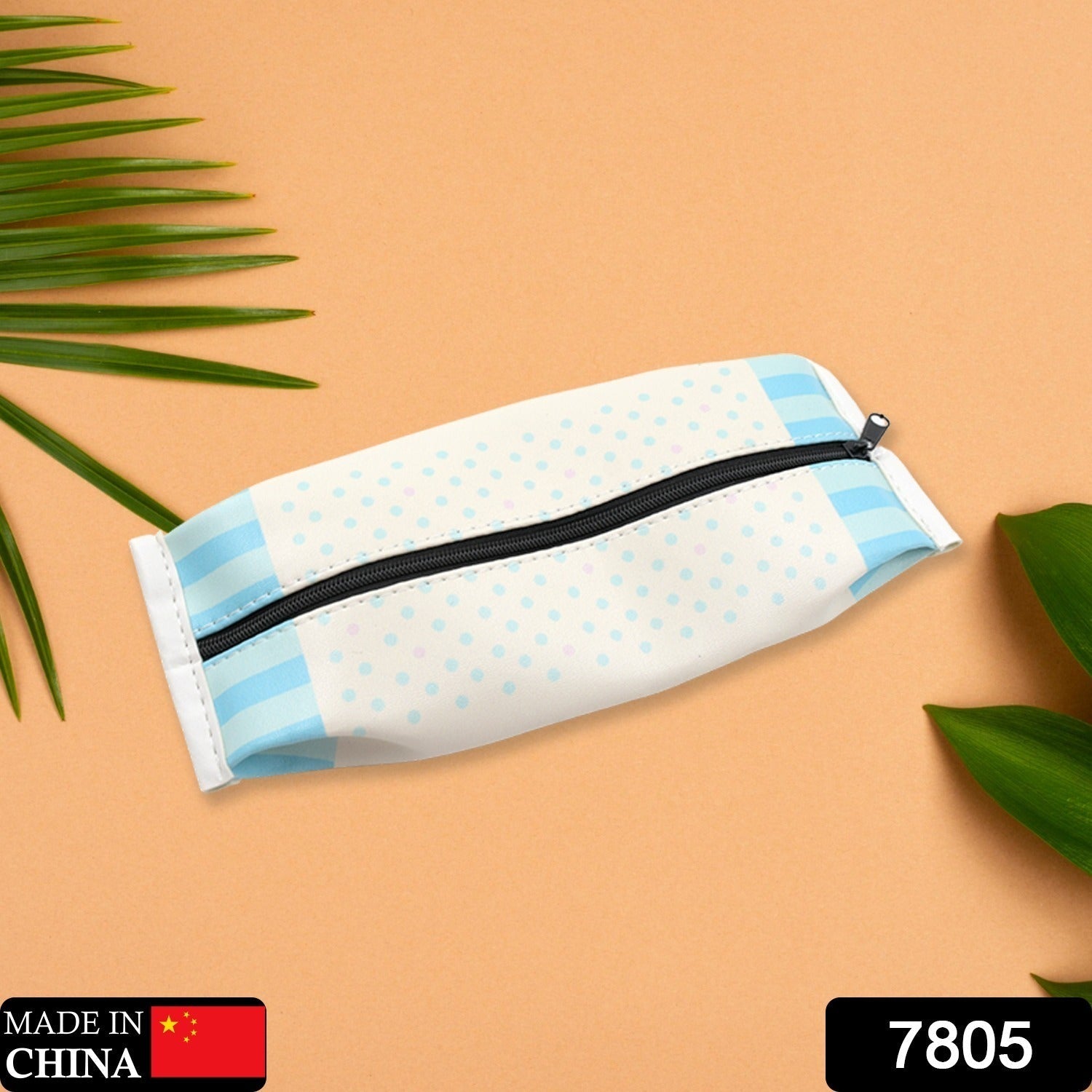 7805 Pencil Box Case Pouch Perfect for School, College, and Office Use Stationery Pouch for School
