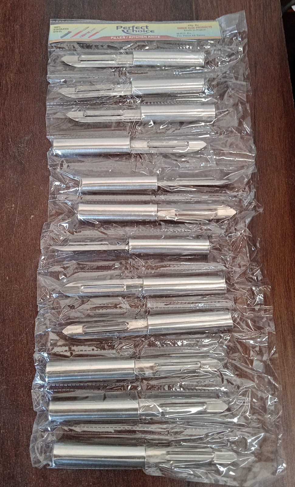 5639 Multi-Purpose Stainless Steel Peeler With Handle For Vegetables, Potato Peeler, Carrot, grated, Suitable for Peeling and shredding Fruit and Vegetables Kitchen Accessories, Piller (12 Pcs Set)