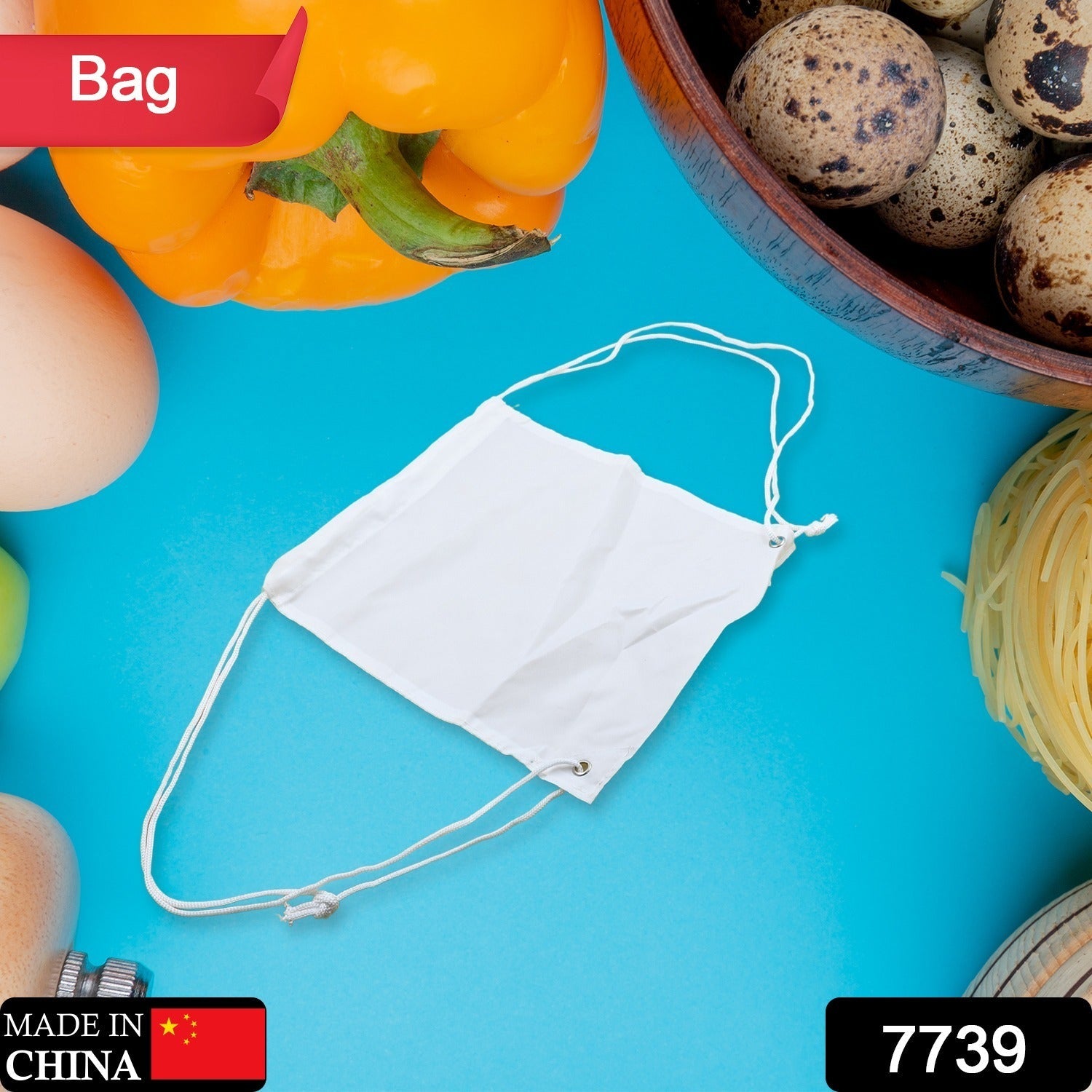 7739 MULTIPURPOSE HEAVY DUTY SMALL DORI BAG DORI BAG | GIFT BAGS FOR FESTIVALS, FUNCTIONS, BABY SHOWERS, GIFT BAG