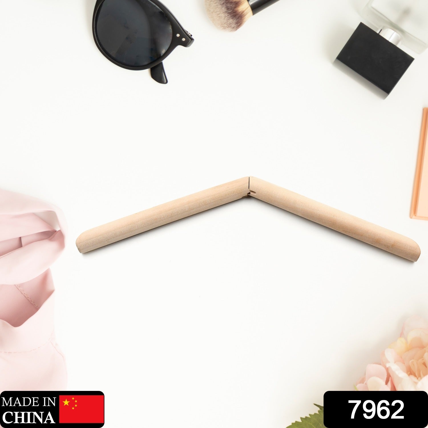 7962 Wood Clothes Hanger, Wooden Suit Hangers, Coat Hangers,