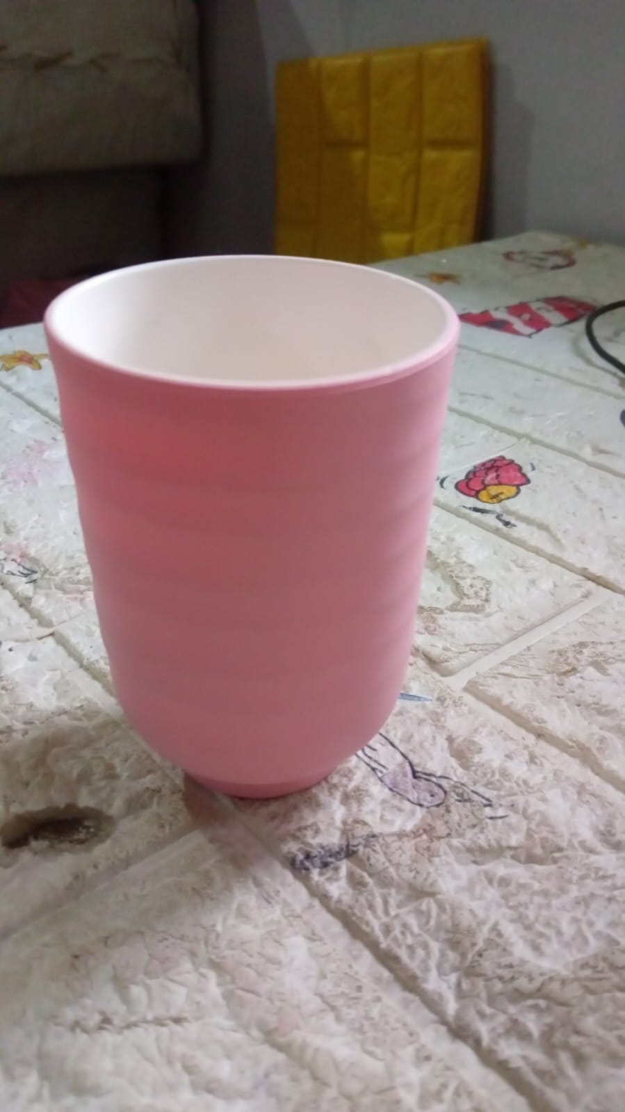 4286 Multi-Purpose Plastic Cup, Reusable Cups, Bathroom Cup Environmental Friendly Festival for Drinking Tea Coffee, Non-slip Bathroom Cup Tooth Cups for Outdoor for Household Gift For Birthday, (1 Pc)