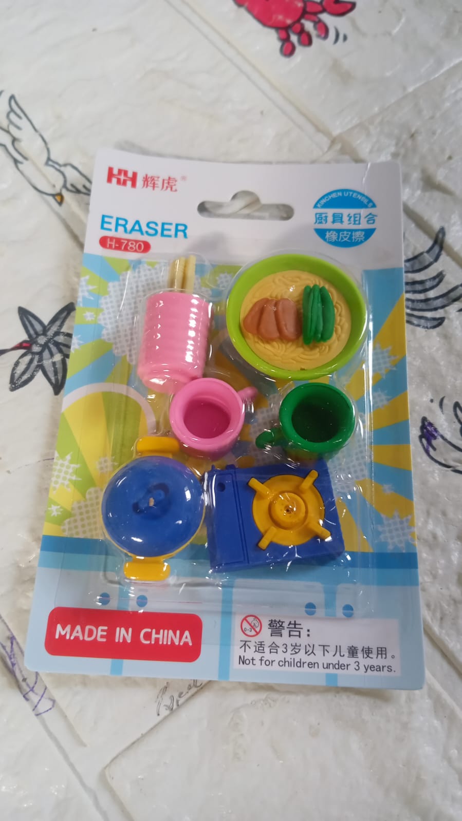 4574 Kitchen Appliances Shape Eraser, Mini Eraser Simulated Cookware Creative Cute Novelty Eraser, Children Day, Birthday Return Gifts for Kids, Childrens, Boys, Girls Kitchen Utencils Set Shaped Erasers Set Pack of 6