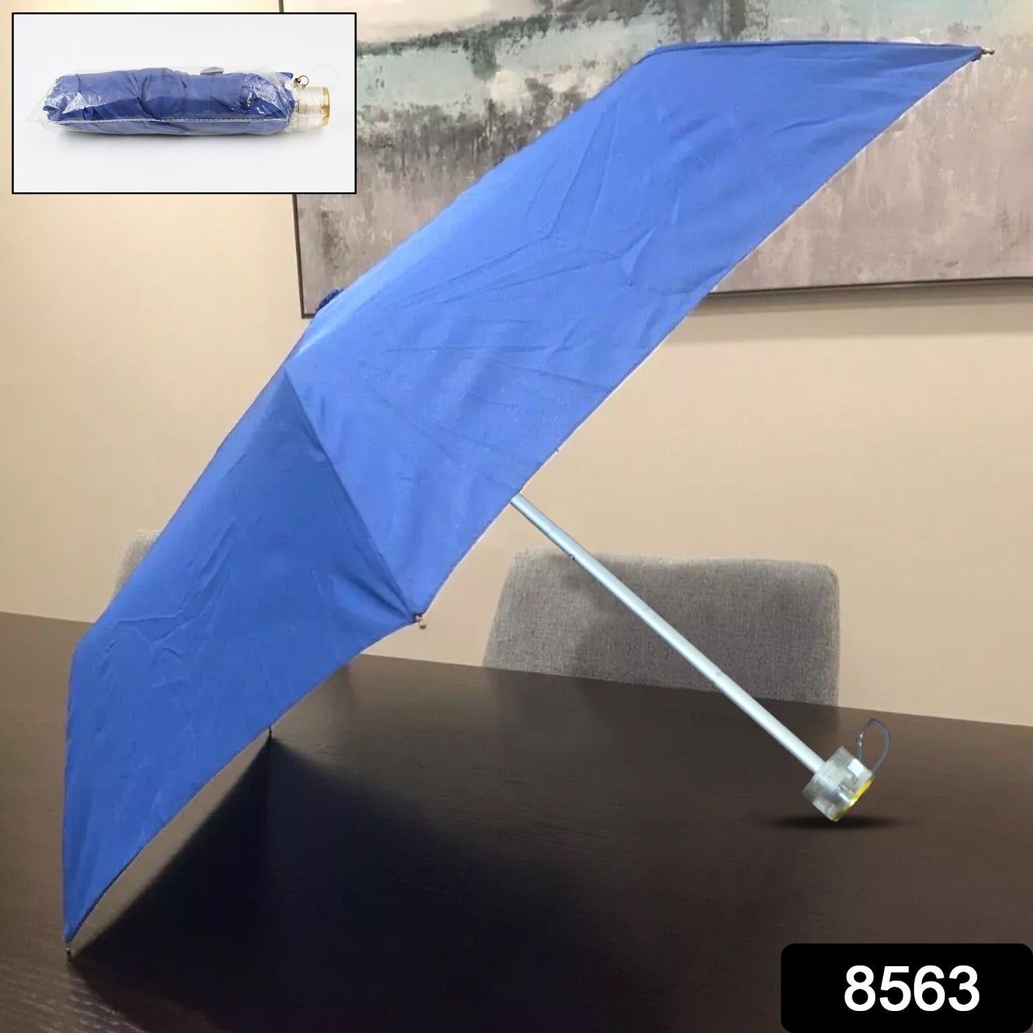 8563 3-Fold Umbrella Summer Sun and Rain Protection Foldable Cute Umbrella || UV Protection Rain Sun Umbrella || Travel Accessories || Umbrella for Children, Girls, and Boys (1 Pc)