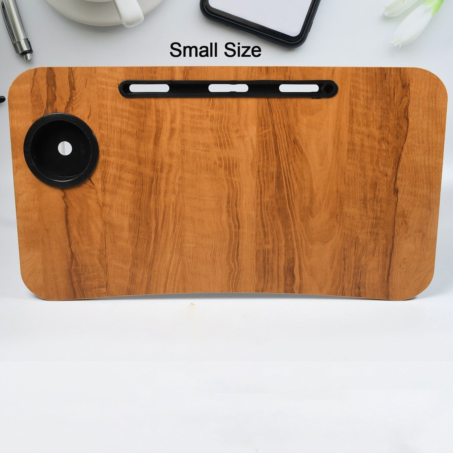 7864 FOLDABLE BED STUDY TABLE PORTABLE MULTIFUNCTION LAPTOP TABLE LAPDESK FOR CHILDREN BED FOLDABLE TABLE WORK OFFICE HOME WITH TABLET SLOT & CUP HOLDER