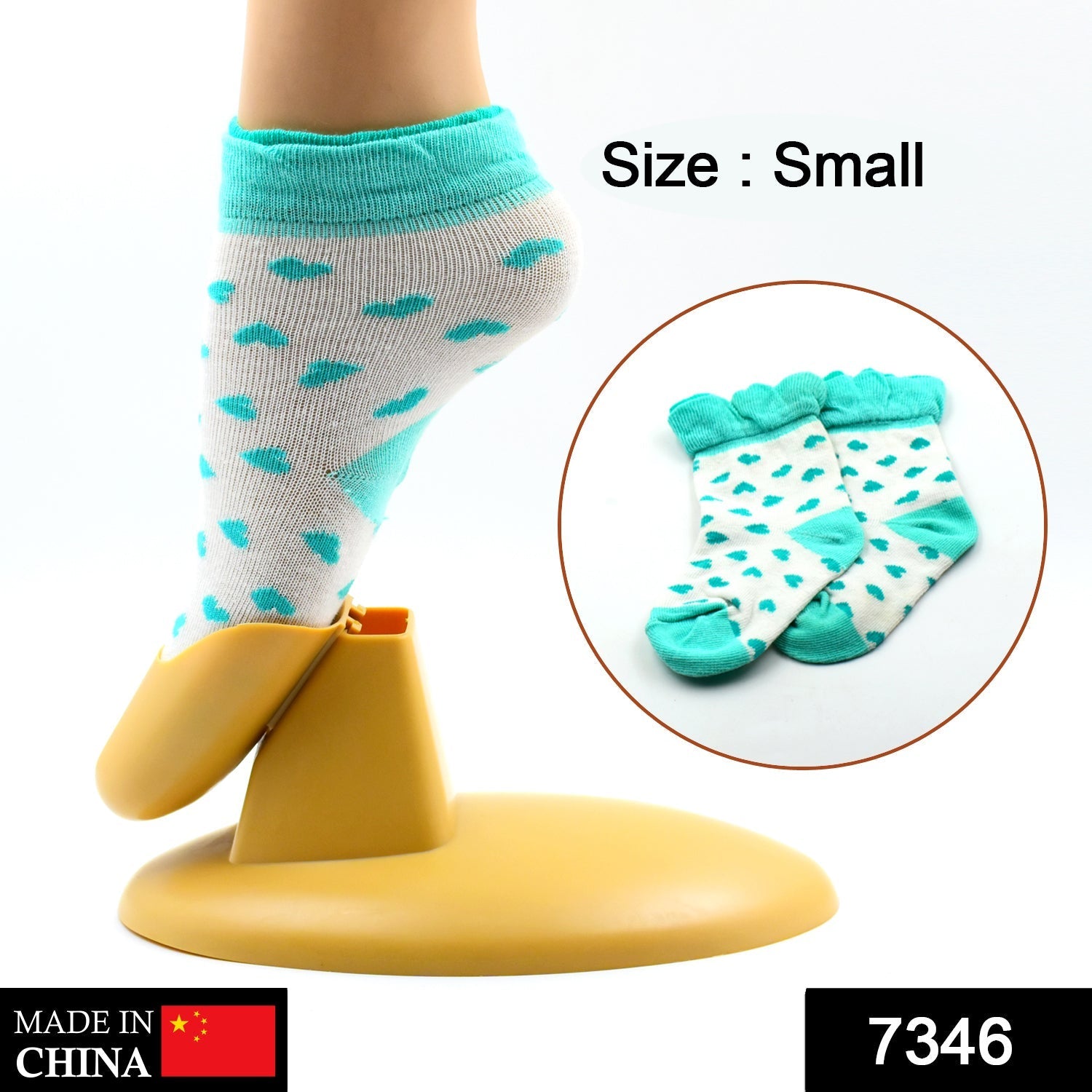 7346 Small Size Baby Girls Fashion Socks 