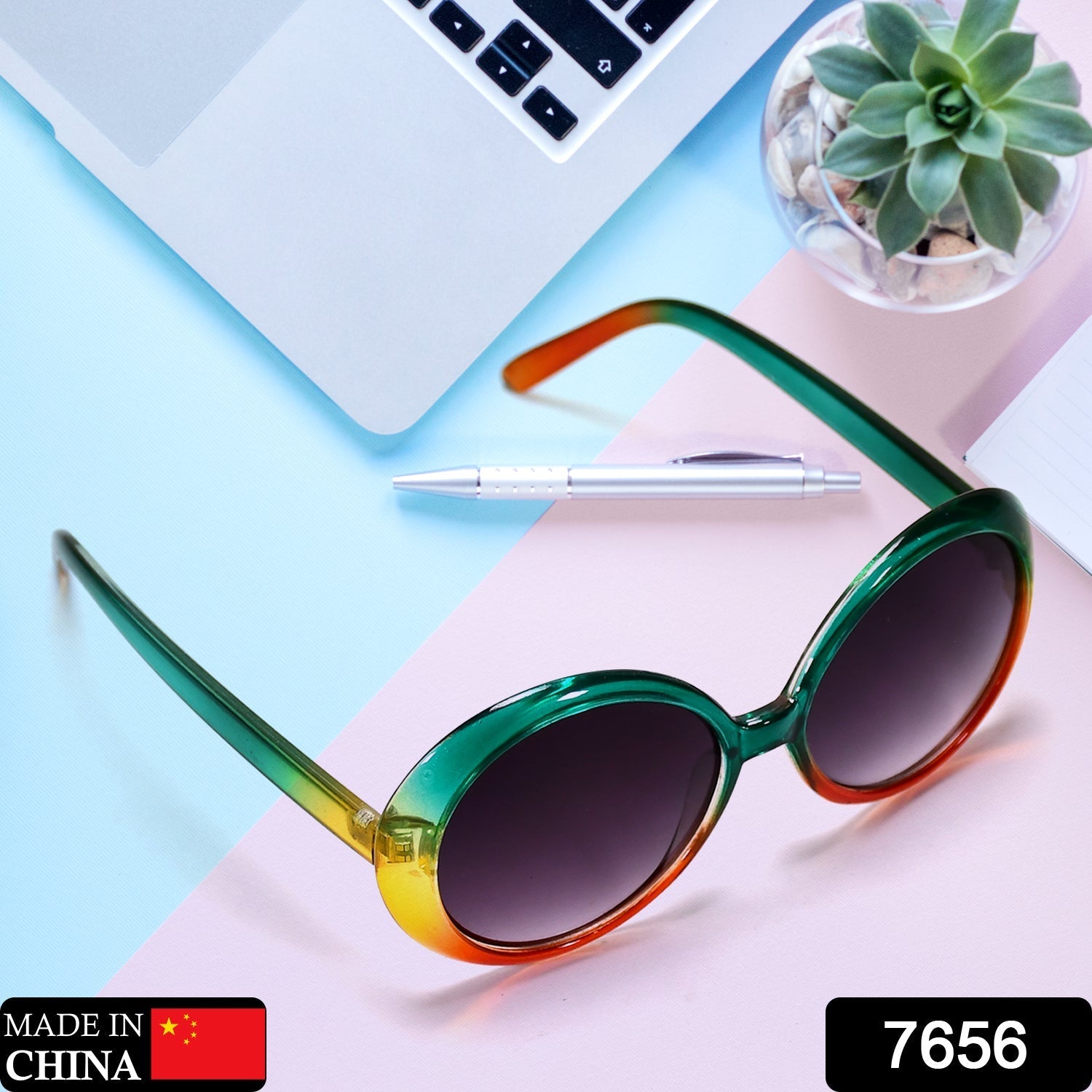 7656 Eye Sunglass New Design  For Women (1 pcs ) 