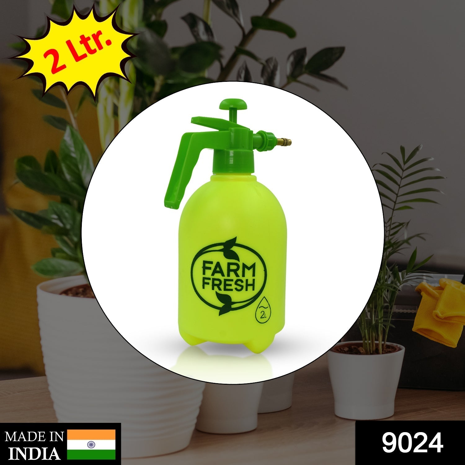 9024 2 L FF Garden Sprayer used in all kinds of garden and park for sprinkling and showering purposes. 