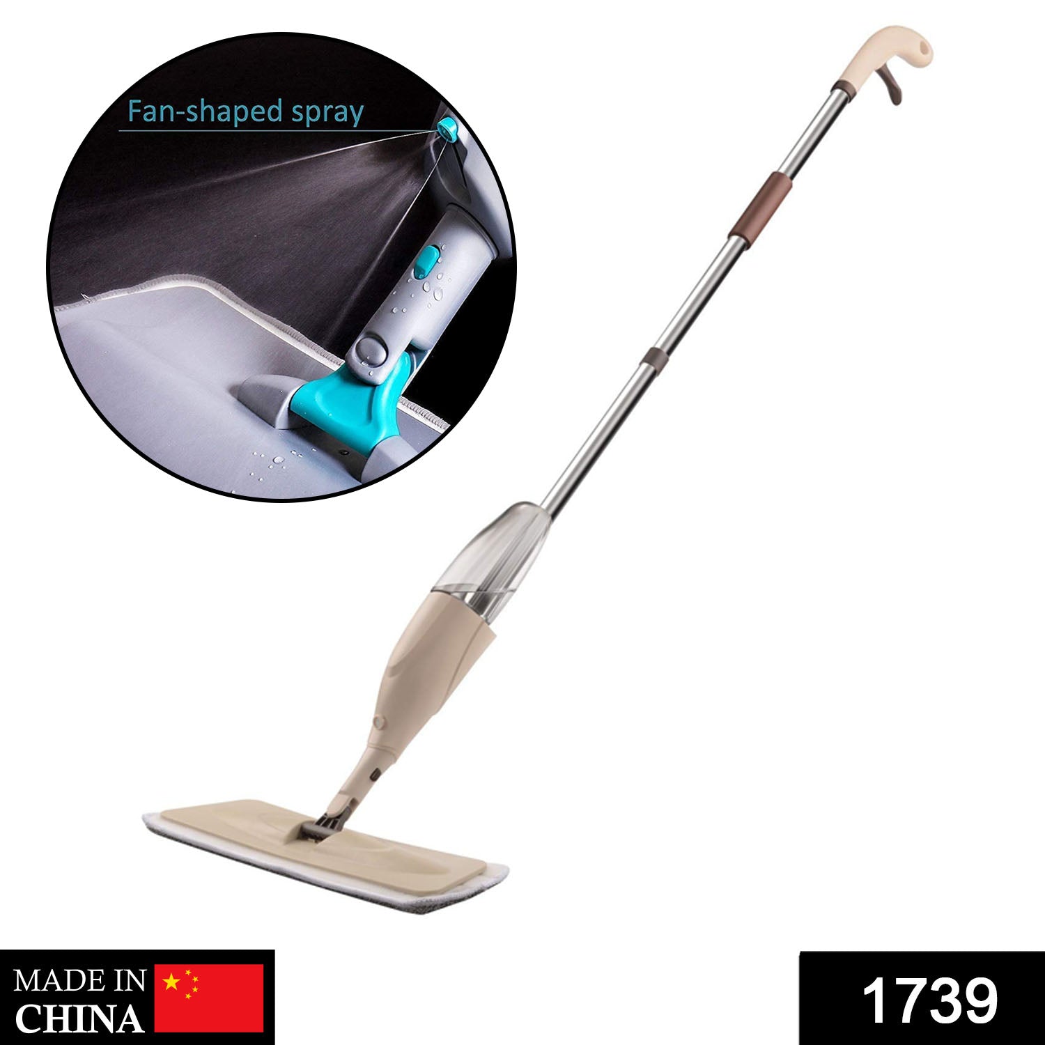 1739 Floor Cleaning Spray Mop with Removable Washable Cleaning Pad 