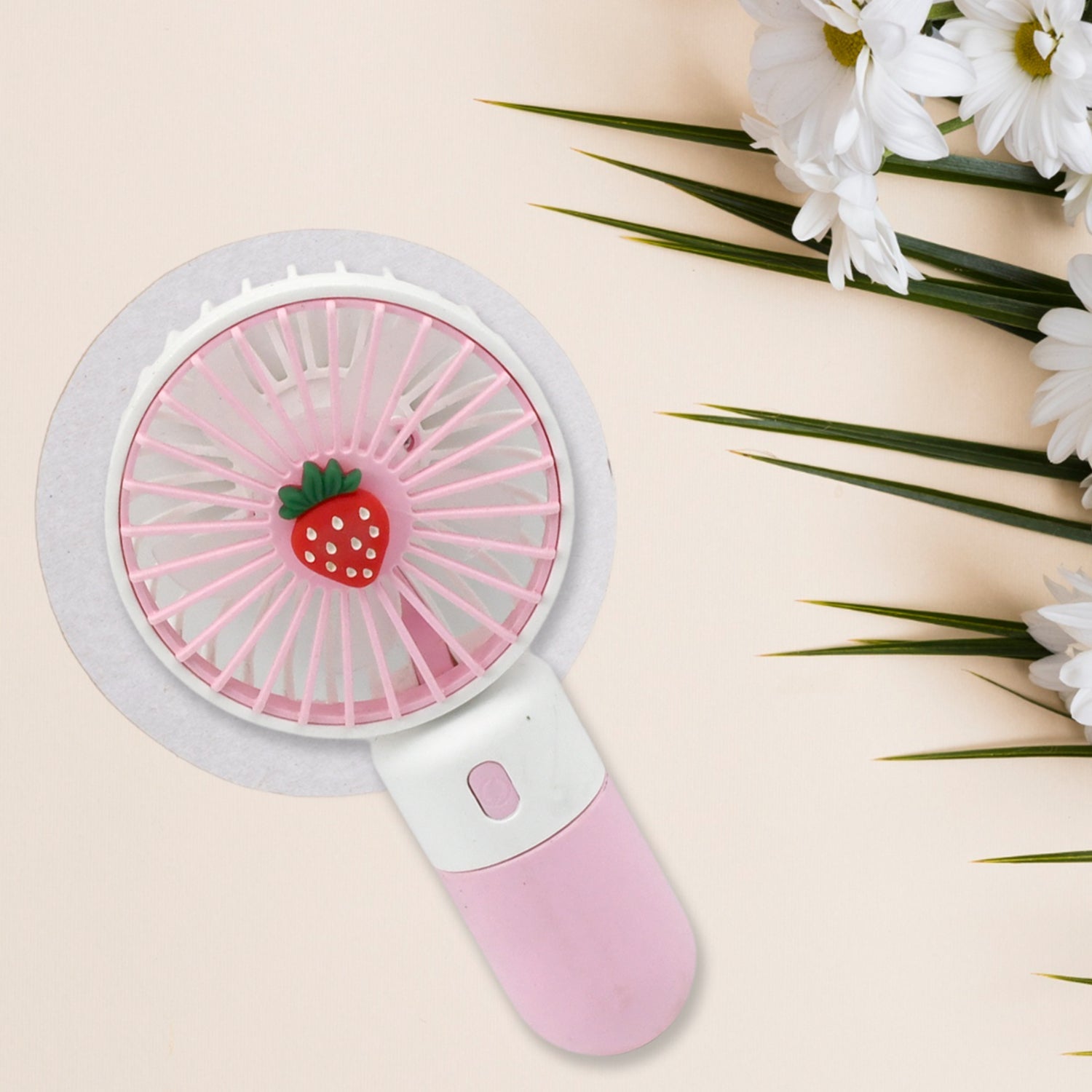 17721 Portable Small Electric Fan Handheld, Rechargeable Mini Student Handheld Dormitory Class Personal Fan