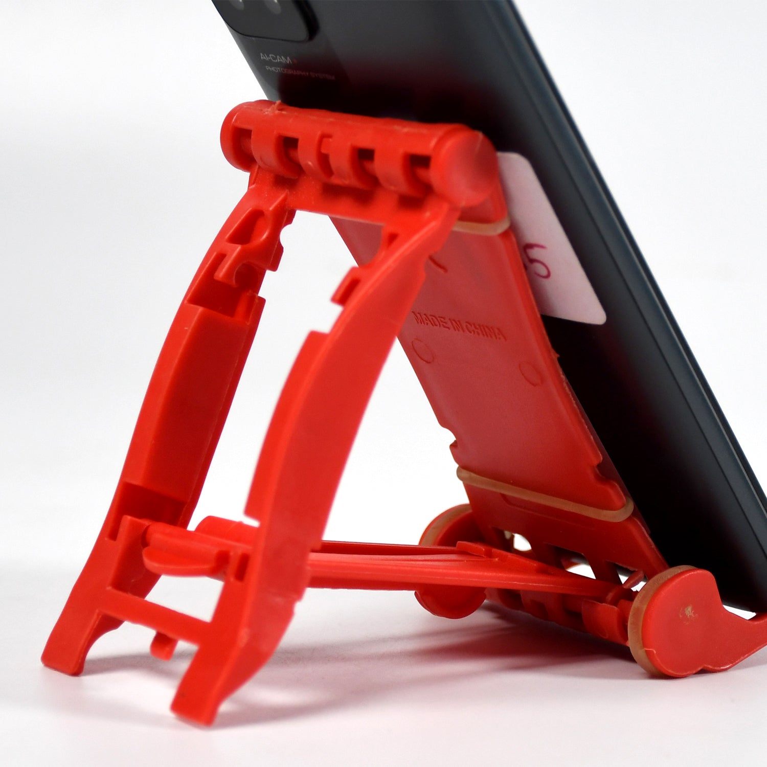 7352  Adjustable Foldable Plastic Square Mobile Stand Premium Mobile Stand Use For Home , Office & Multiuse 