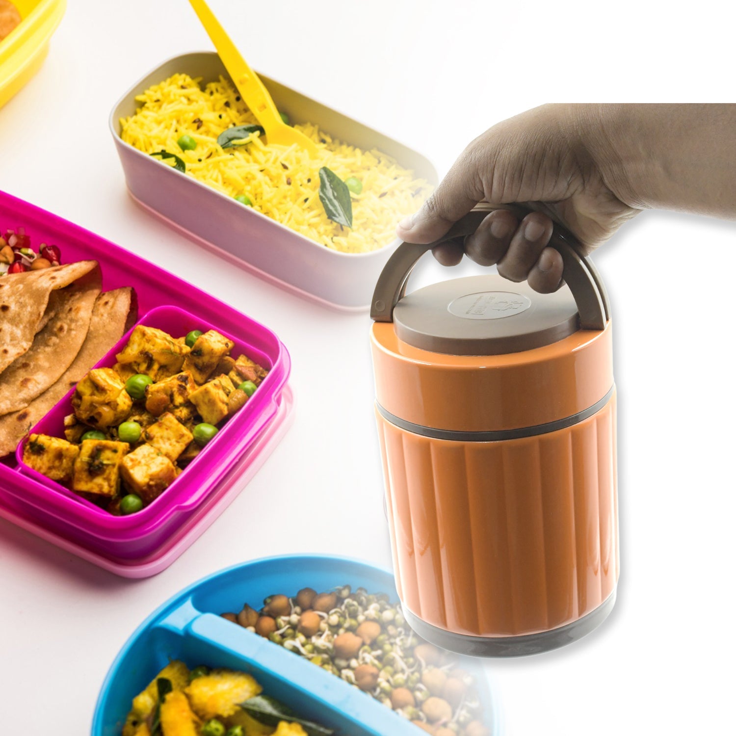 5515 Leak-proof Thermos Flask For Hot Food, Warm Soup Cup, Vacuum Insulated Lunch Box, Food Box for Thermal Container For Food Stainless Steel