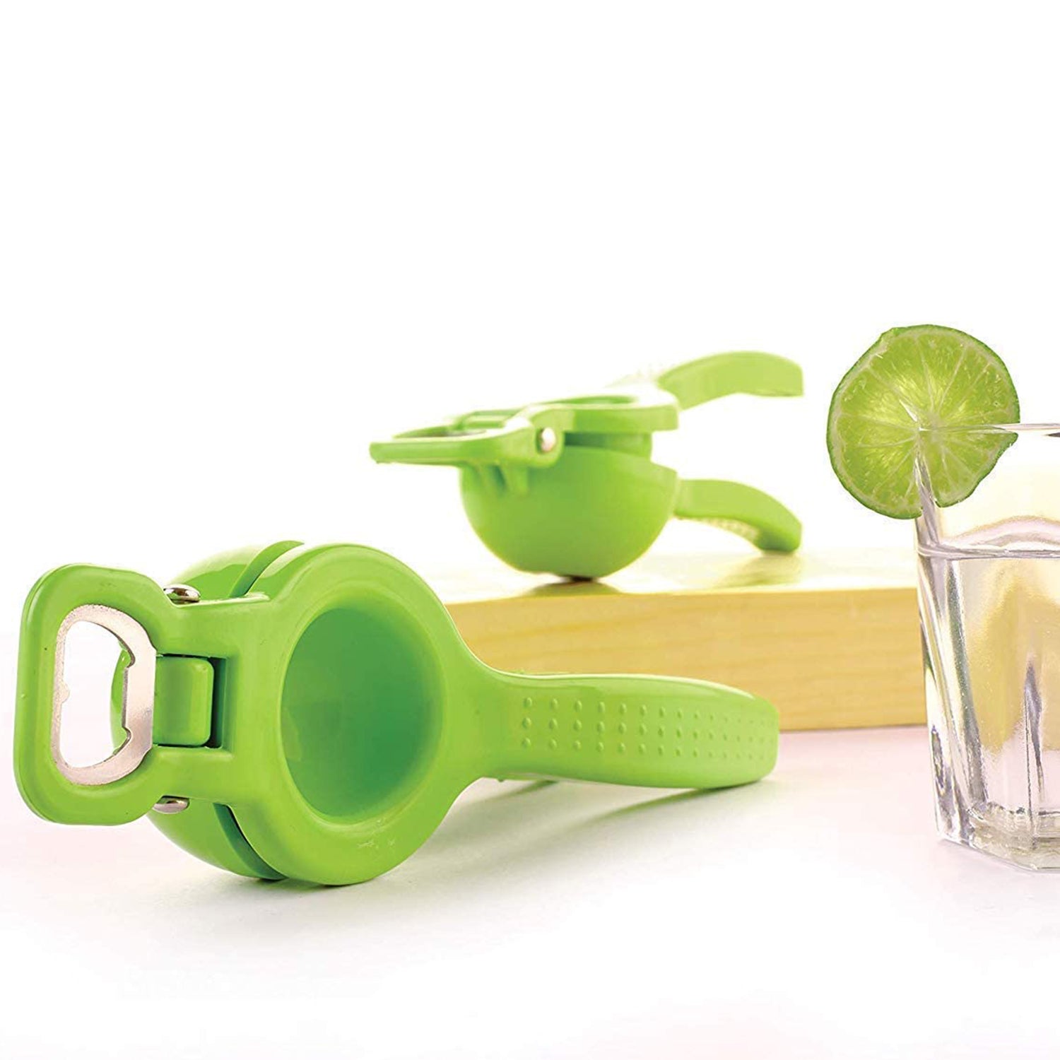 2176 Kitchen 2 in 1 Unbreakable Lemon Squeezer and Bottle Opener (1 Pc)