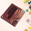 4528 Small Chocolate Scented Diary Memo Notebook in Rectangular Chocolate Bite Shape with Original Chocolate Smell Personal Pocket Diary, Dairy book with Plain Pages for Kids