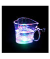 759 Heart Shape Activated Blinking Led Glass Cup