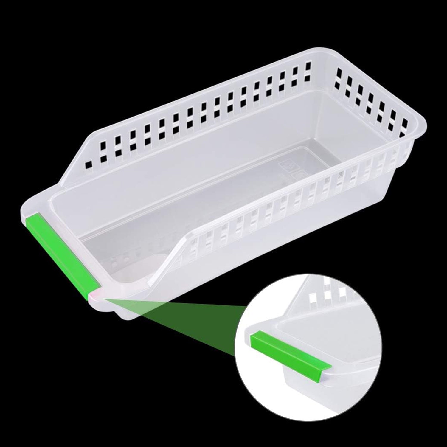 2055 Kitchen Plastic Space Saver Organizer Basket Rack- 4 pcs