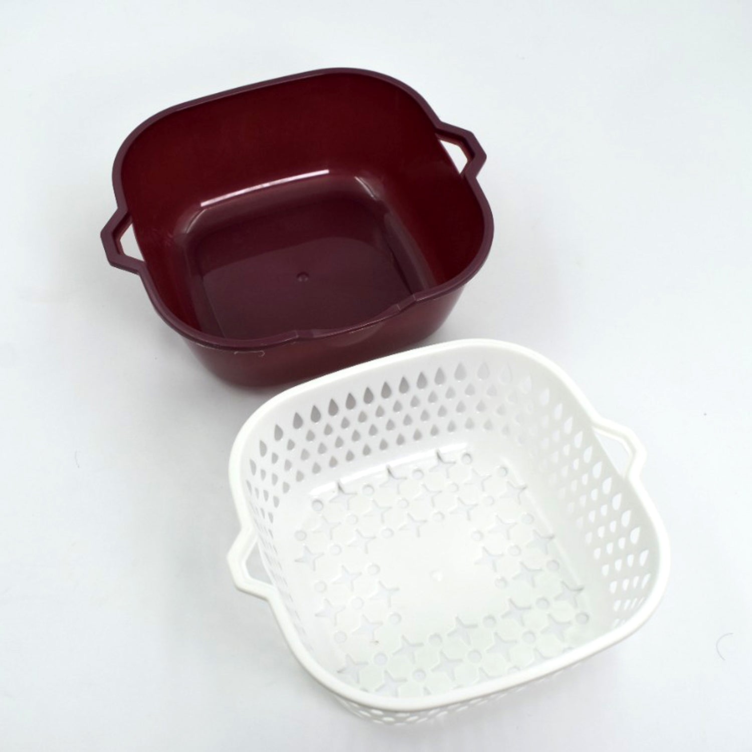 2783 2 In 1 Basket Strainer To Rinse Various Types Of Items Like Fruits, Vegetables Etc. 