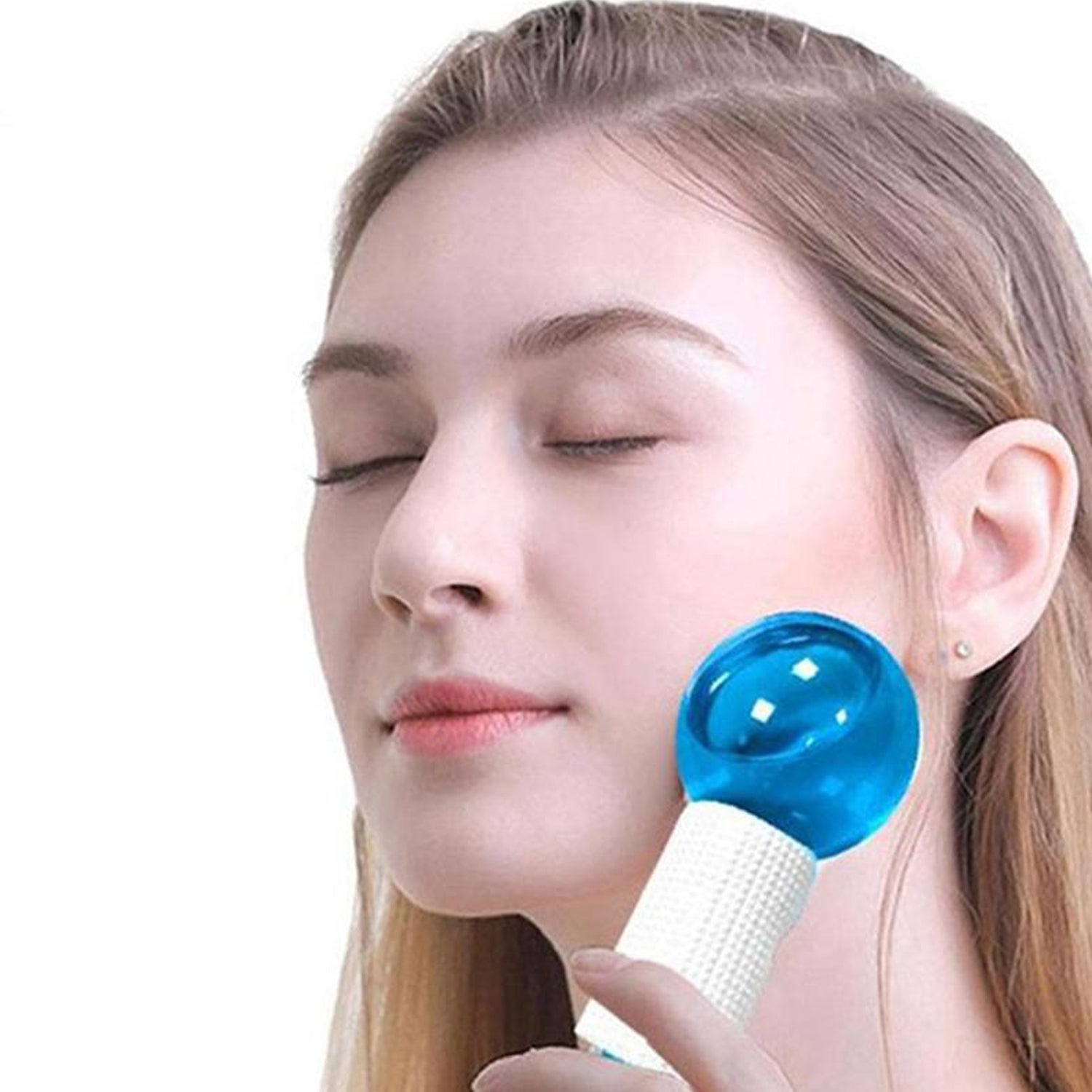 6200 Facial Massage Ice Ball Face Massager Ball Ice Face Roller Crystal Eyes Massager 