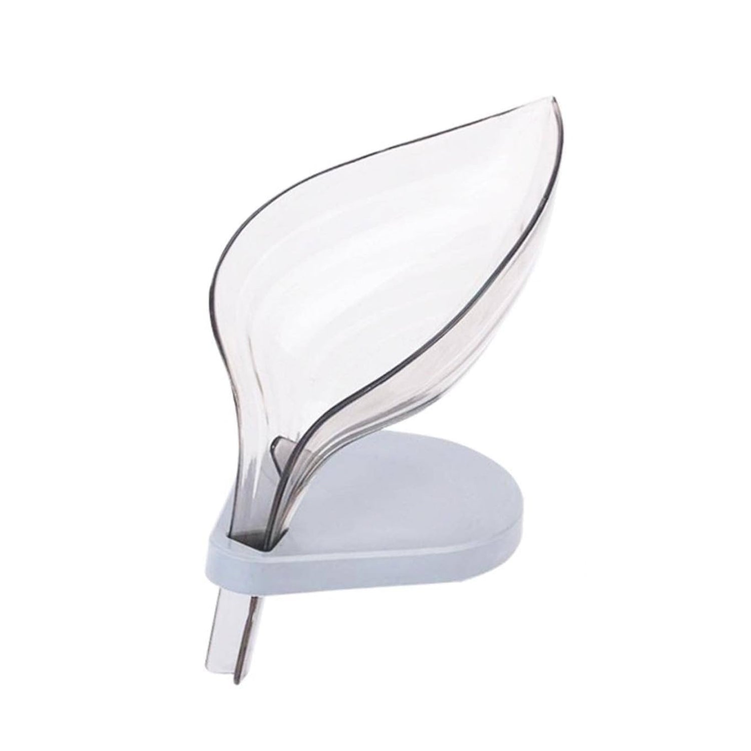 17988 Plastic Leaf Shape Soap Box Self Draining Bathroom Soap Holder, Decorative Drainage Plastic Soap Dish with Draining Tray (Mix Color / 1 Pc)