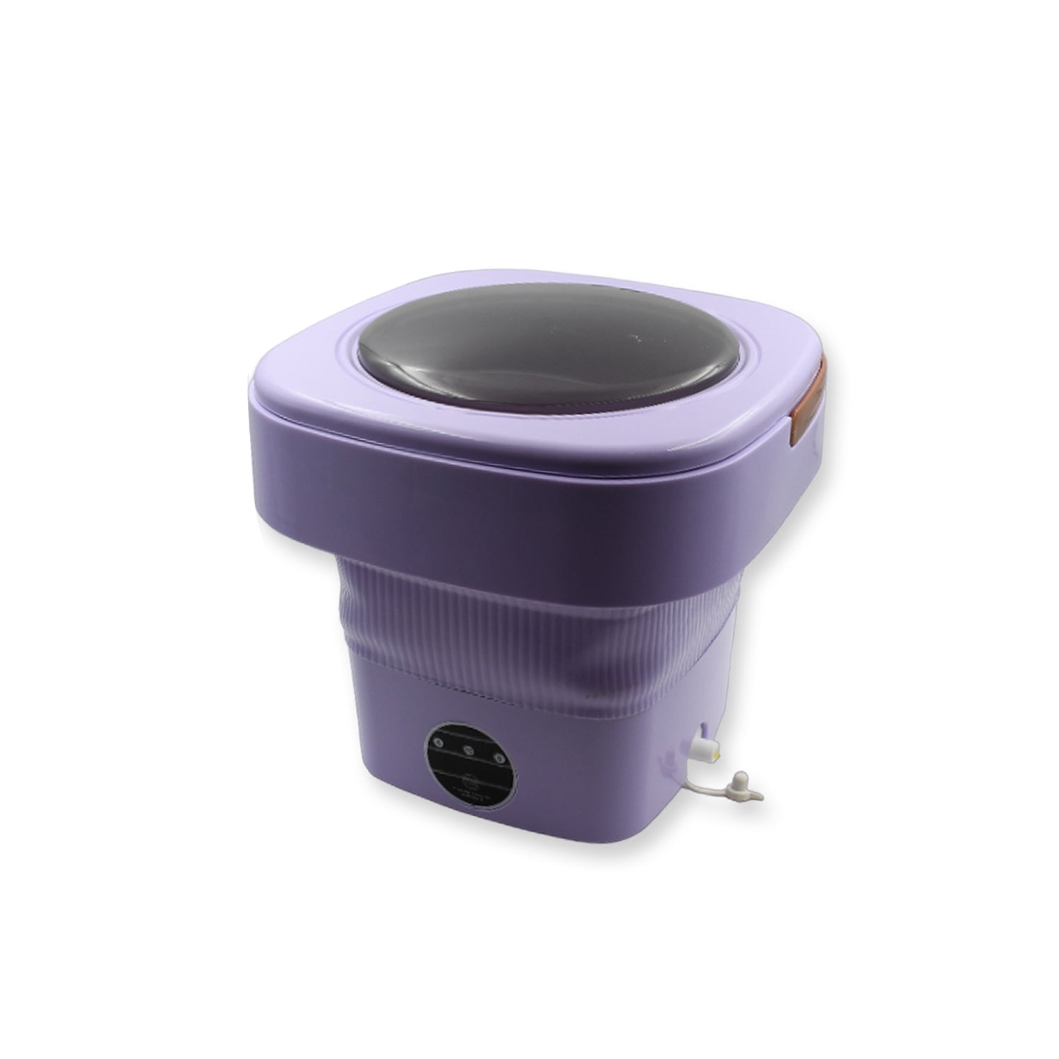 7272 Mini Washing Machine Foldable Mini Washer with Drain Basket Portable Washing Machine Foldable for Laundry Travel Camping RV Baby Clothes