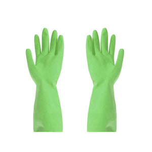 0653 Multipurpose cleaning rubber hand gloves (green) 1 PC 