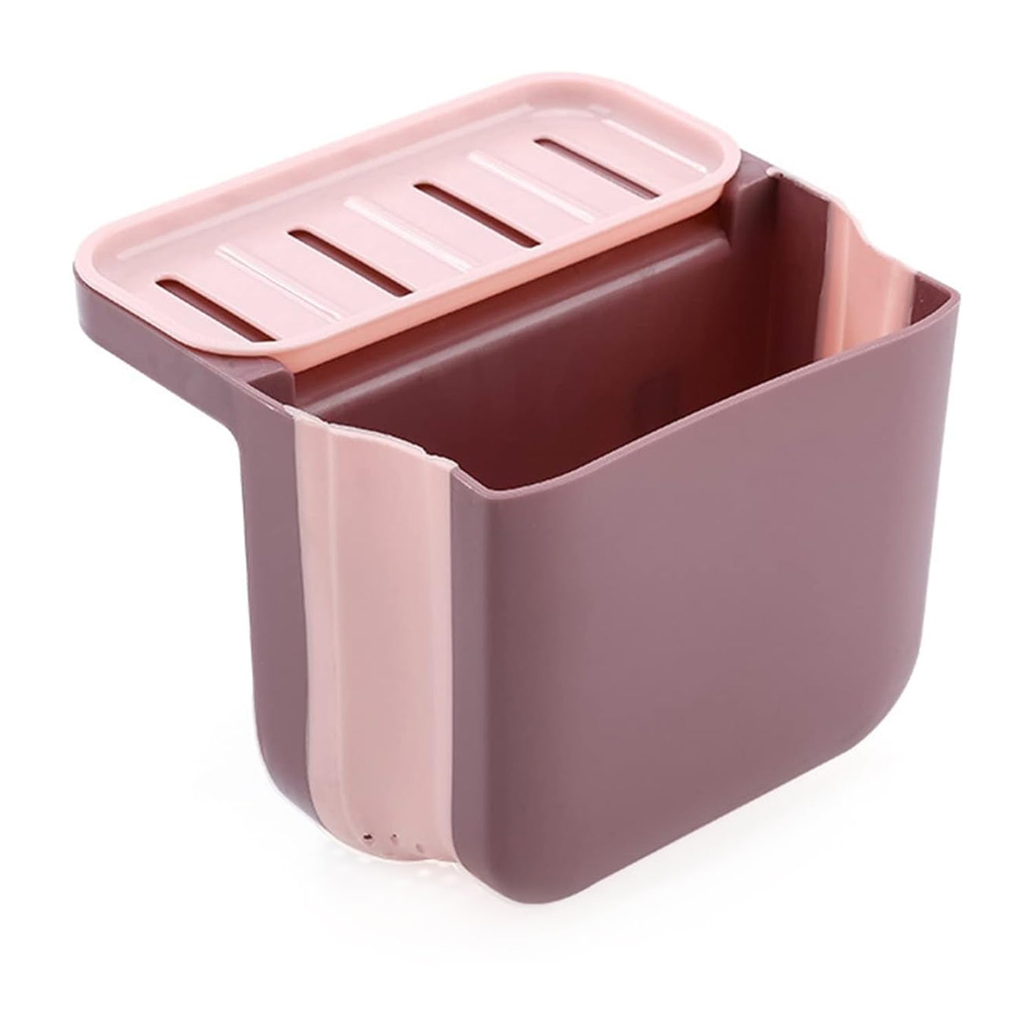 5856 Small Multifunction Sink Drain Basket - Universal & Foldable - Sink Trash Holder Sink Side Storage Drainer Strainer Basket, Foldable Kitchen Sink Drain Strainer for Food,Dish Drainer for Fruits, Vegetables