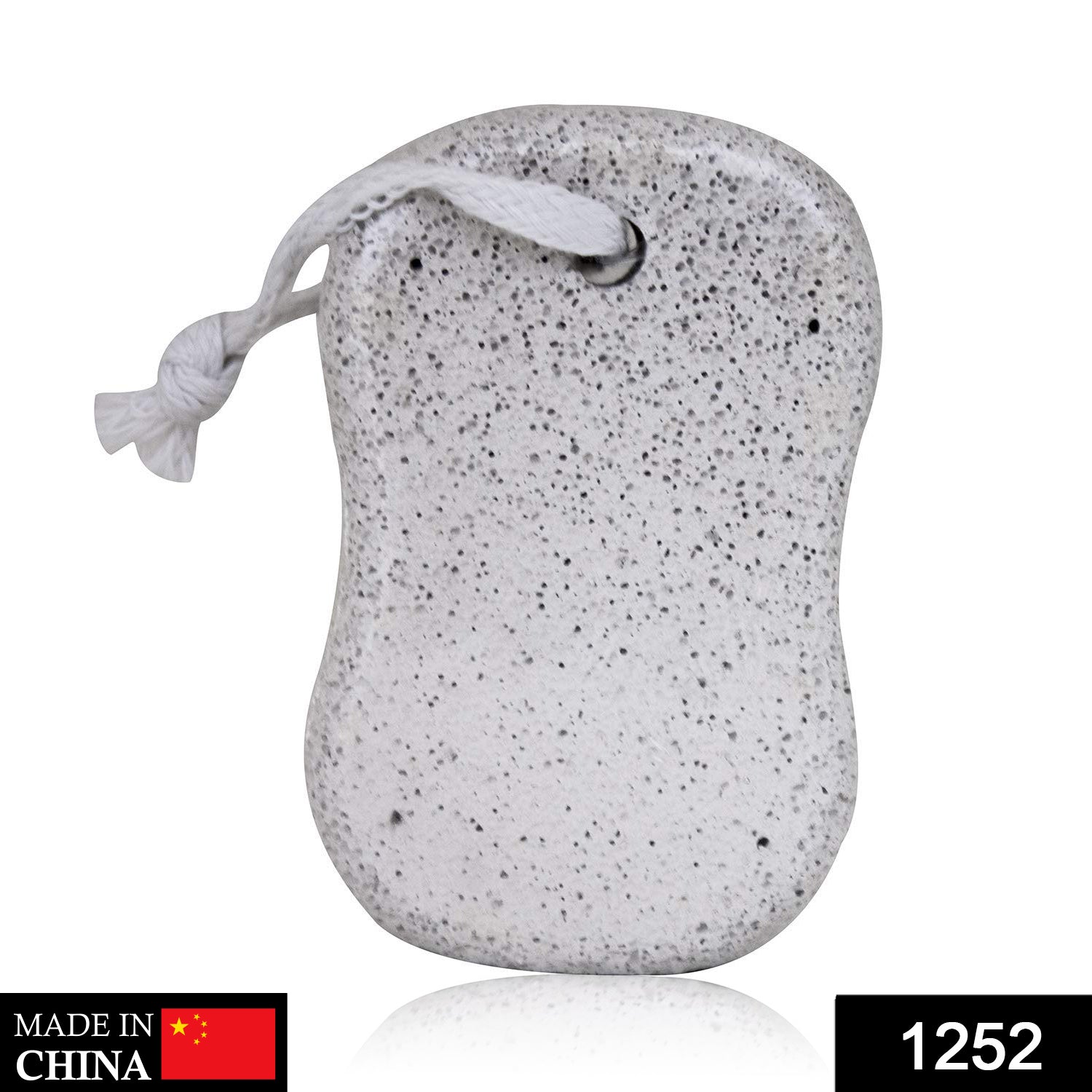 1252 Oval Shape Stone Foot, Heel Scrubber For Unisex Foot Scrubber Stone 