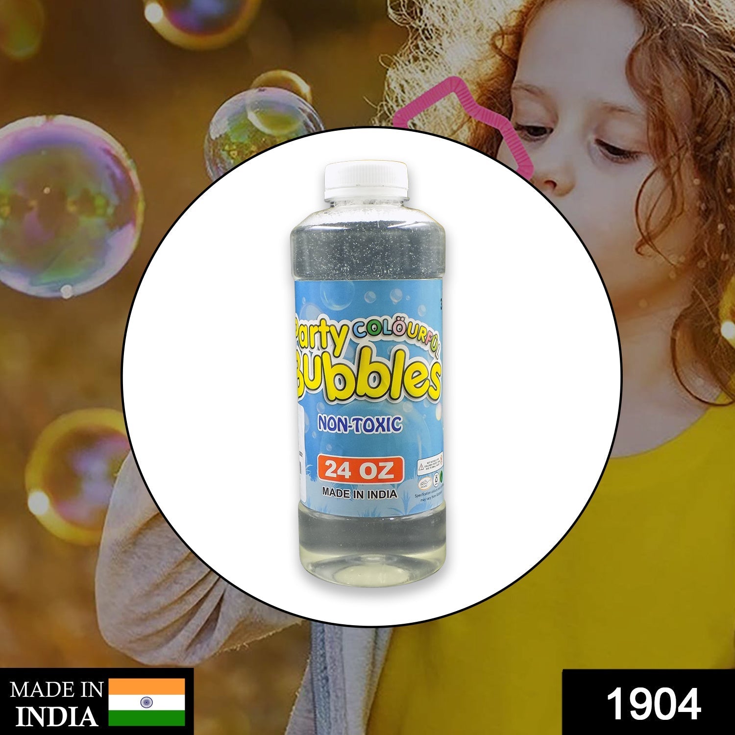 1904 Bubble Gun Liquid Refill for Kids (750Ml) 