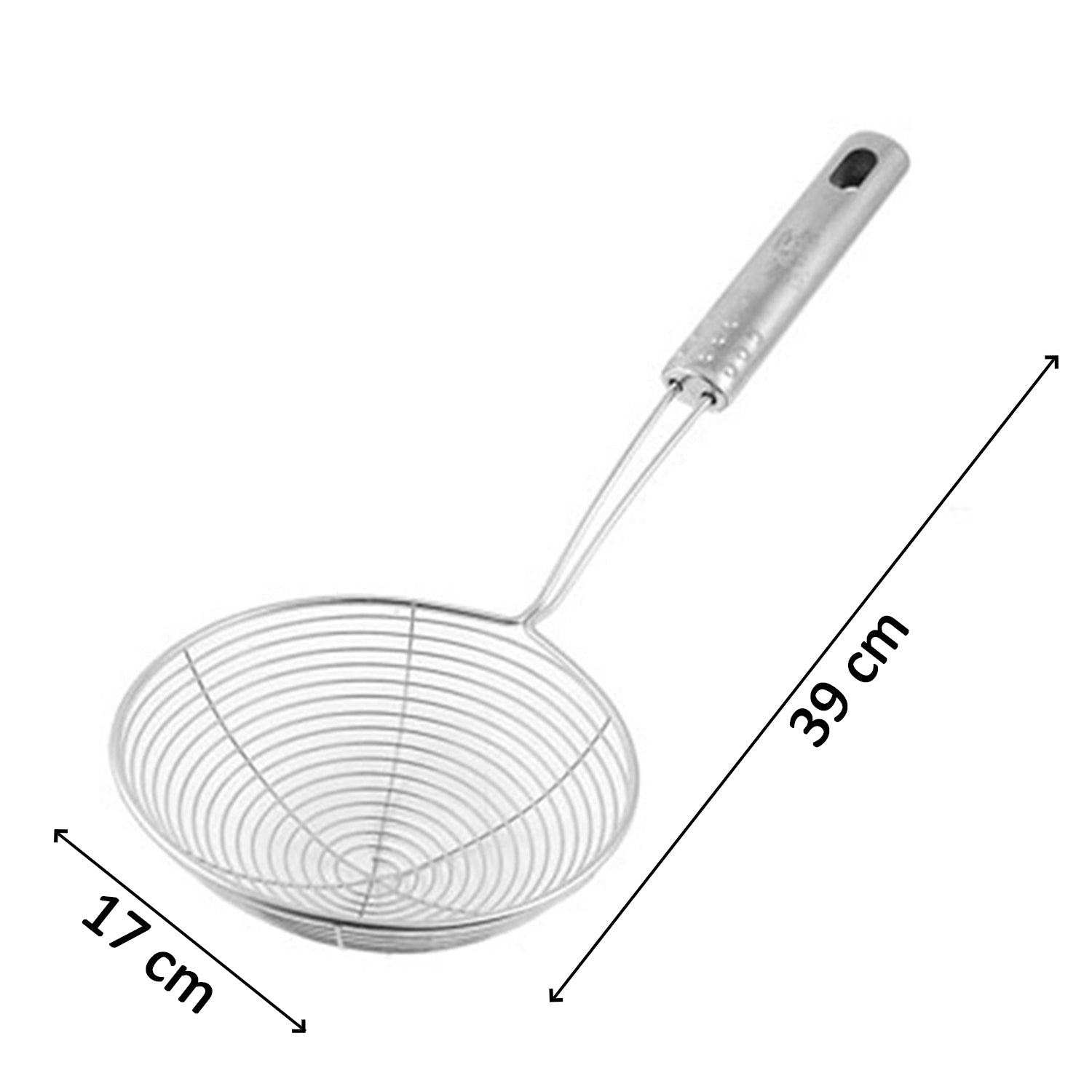 2357 Round Stainless Steel Deep Fry /Mesh Strainer 