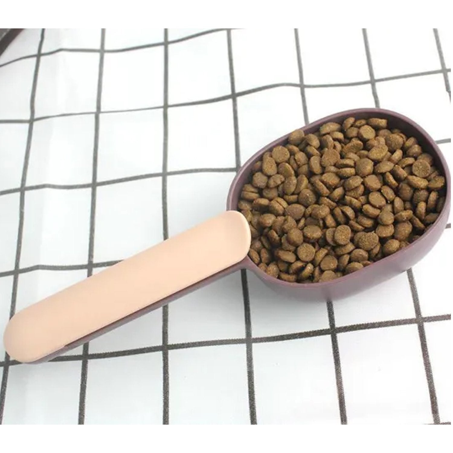 2557 Handle Clip Function Design ABS Food-Grade Materials Pet Food Shovel 