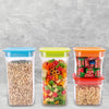 2568 Plastic Storage container Set with Opening Mouth 