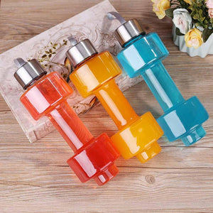 2002_Steel Cap Plastic water Dumbbells Bottle 