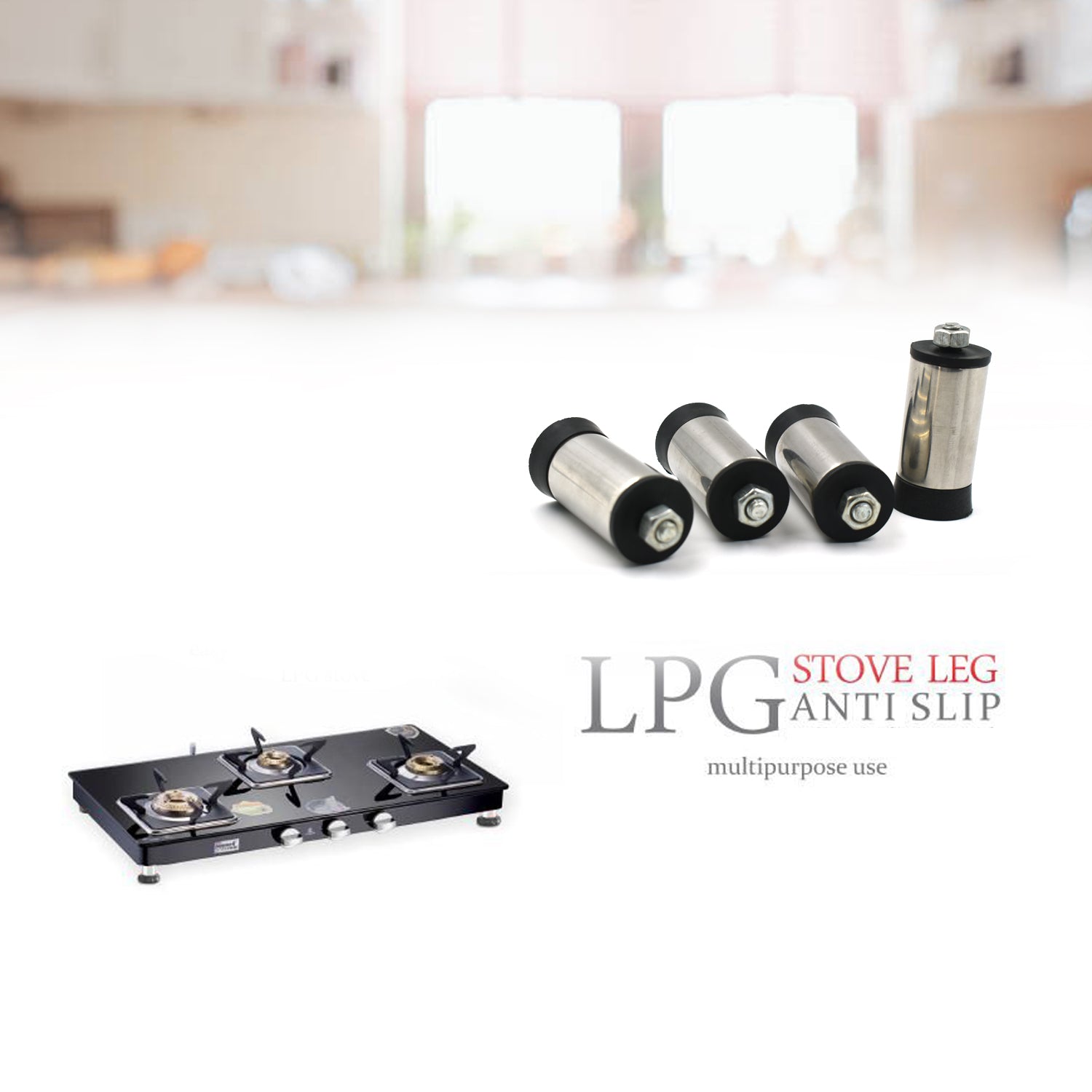 2021 Stainless Steel LPG Stove Legs 4pcs 