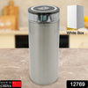 12769 Stainless Steel Water Bottle Leak Proof, Rust Proof, Hot & Cold Drinks, Gym Sipper BPA Free Food Grade Quality, Steel fridge Bottle For office / Gym / School (350 ML Approx)