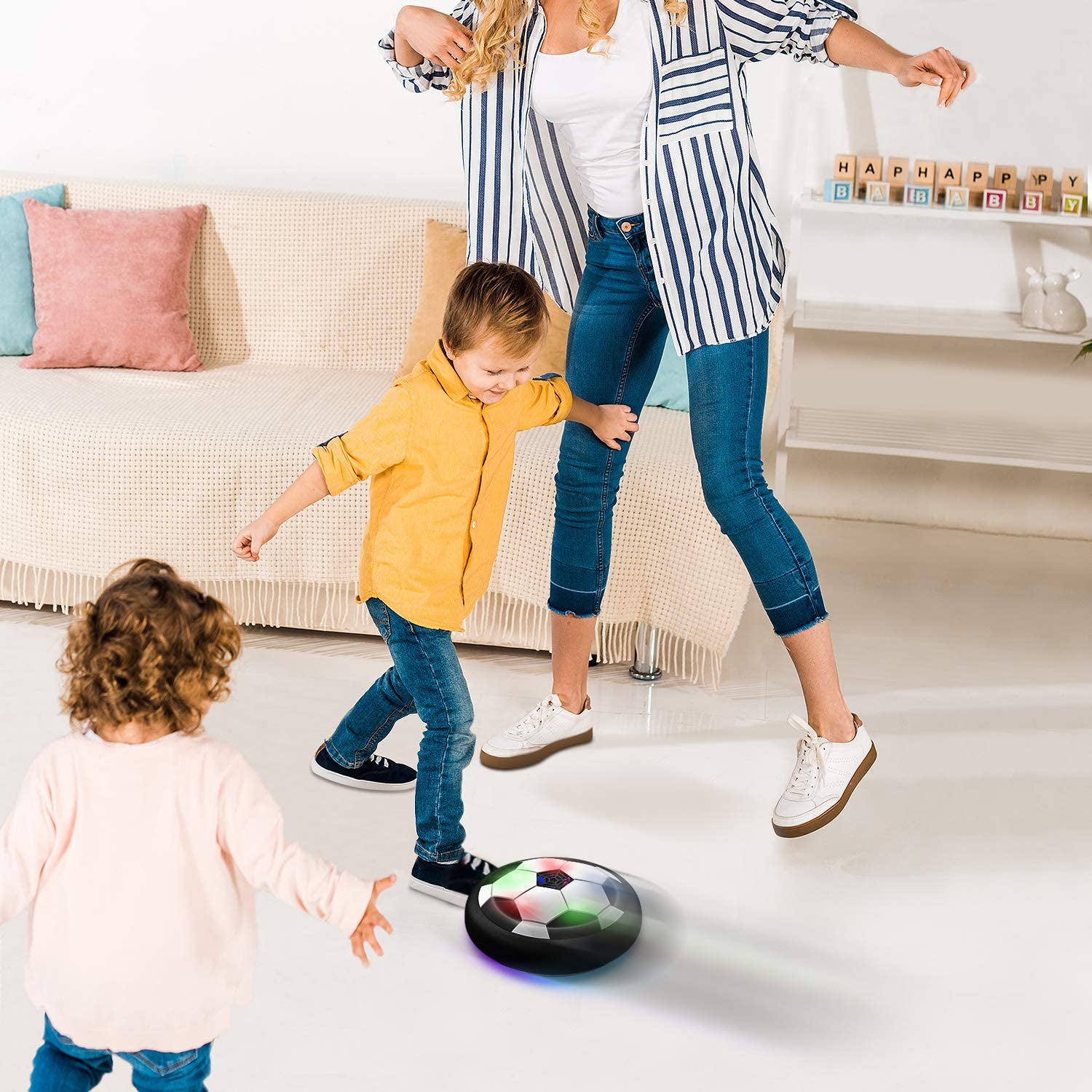 8070 Amazing Hover LED Ball used in all households and playing purposes for kids and children’s etc. 