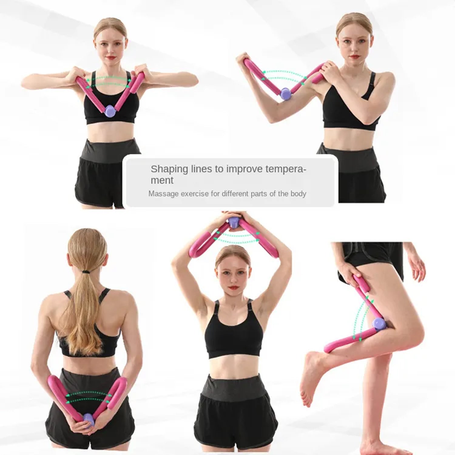 6407 Fitness Thigh Toner - Muscle Toning Gym or Home Equipment - Leg Blaster Toner for Trimming Arms, Abs, Glutes and Legs