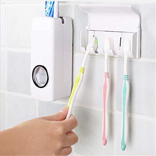 174 Toothpaste Dispenser & Tooth Brush Holder  Tapaswee Enterprise WITH BZ LOGO