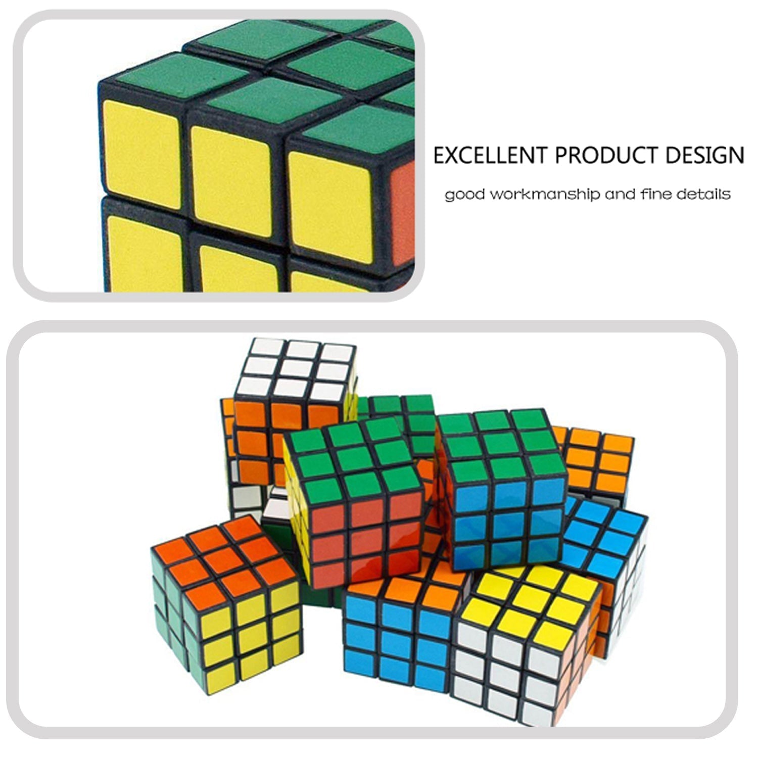 4692 High Speed Multicolor Cube (Pack of 12) 