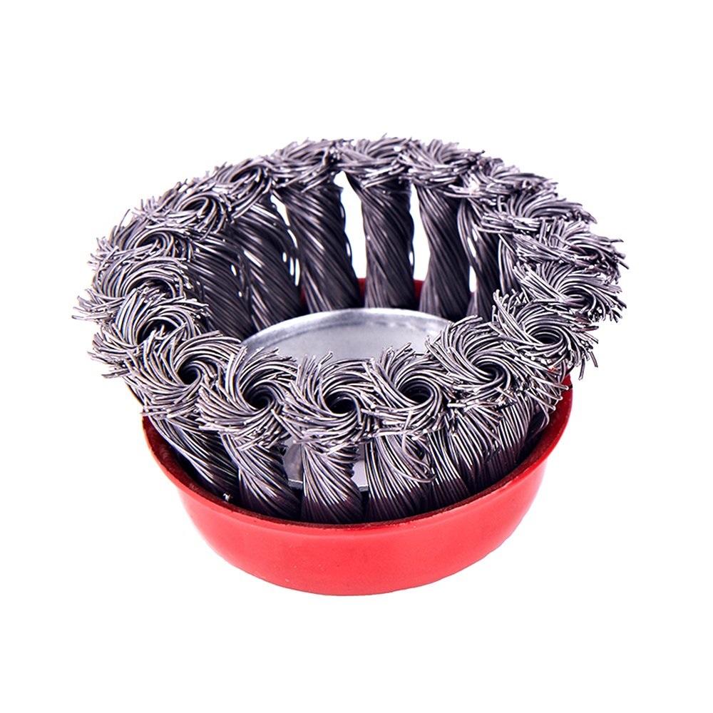 195 Wire Wheel Cup Brush (Black) 