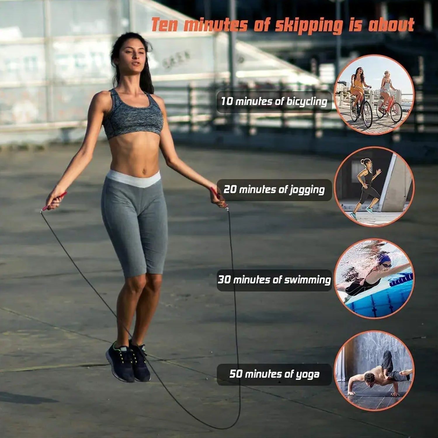 0650 Speed Skipping Rope, Jump Rope With Pvc Handle, Sports Skipping Rope, Jump Rope for Weight Loss, Fitness, Sports, Exercise, Workout, For Men, Women, Boys & Girls 3mtr.