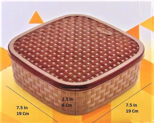 2198 Masala Rangoli Box Dabba for keeping Spices 