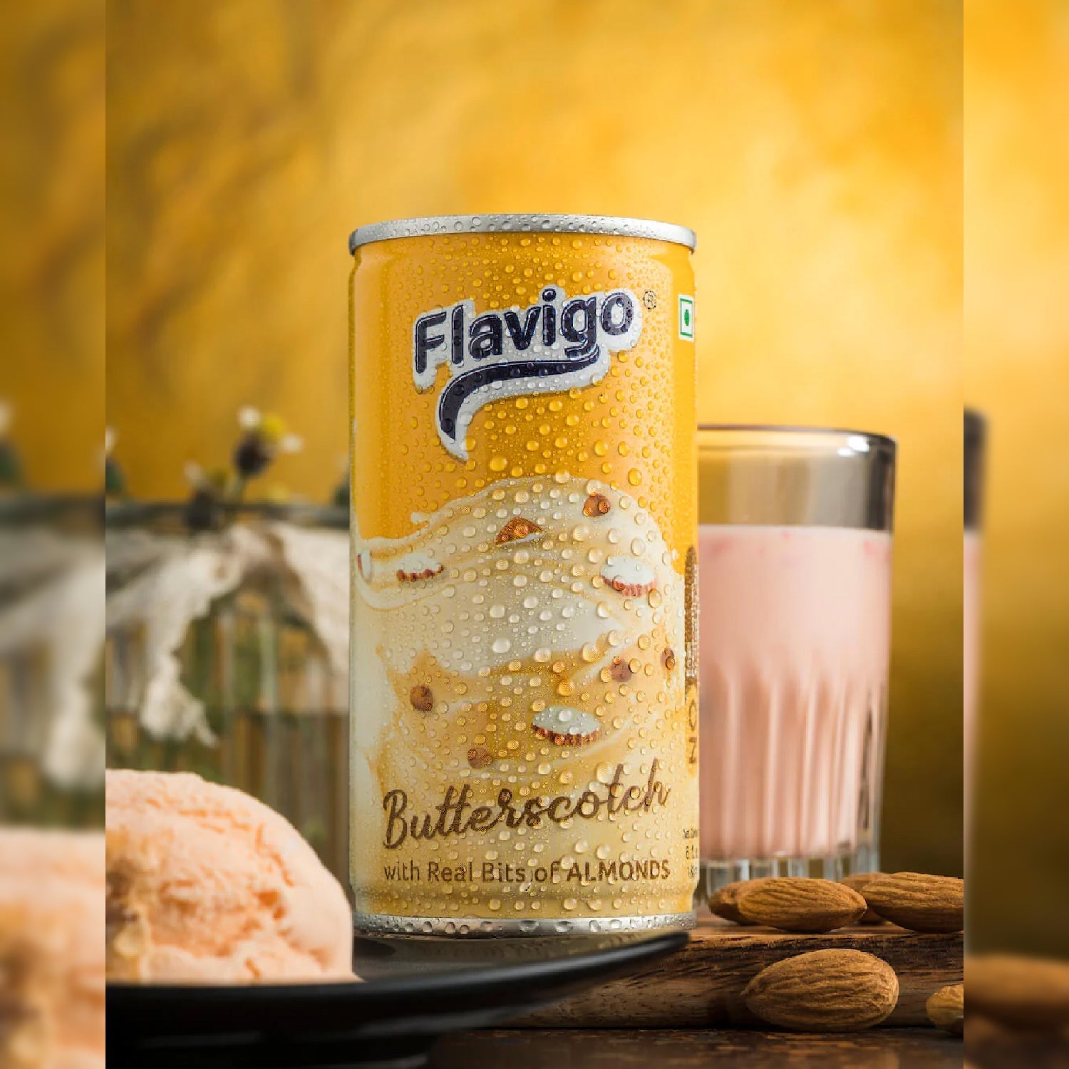 1014 Flavigo Butter Scotch Ice Cream Milkshake (200Ml) | Ice cream shakes