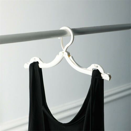 1432 Portable & Foldable Multicolor Plastic Hangers (1pc) 