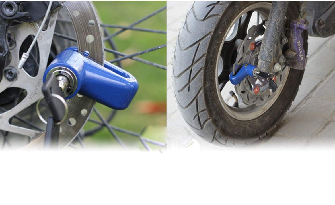 1514 Wheel Padlock Disc Lock Security for Motorcycles Scooters Bikes 