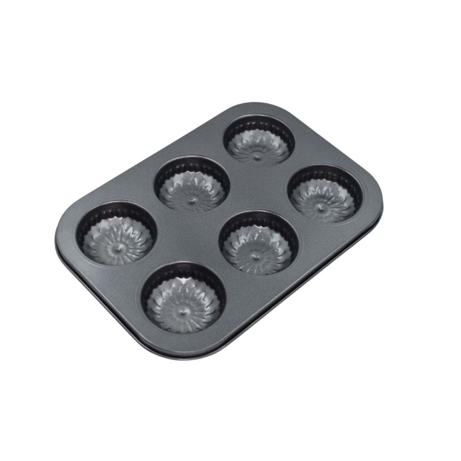 7079 6 slot Non-Stick Muffins Cupcake Pancake Baking Molds 