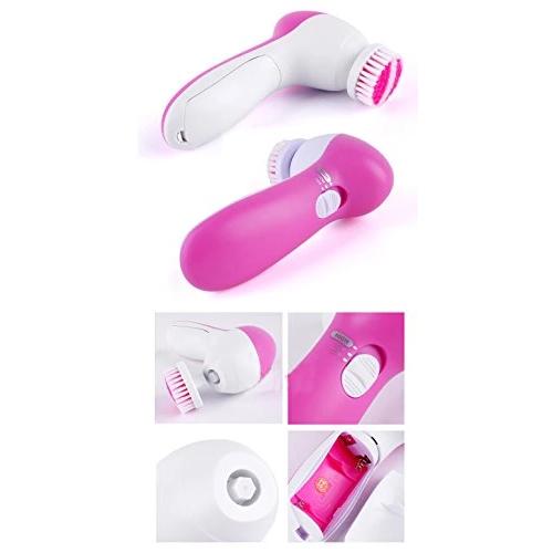 340 -5-in-1 Smoothing Body & Facial Massager (Pink)  Tapaswee Enterprise