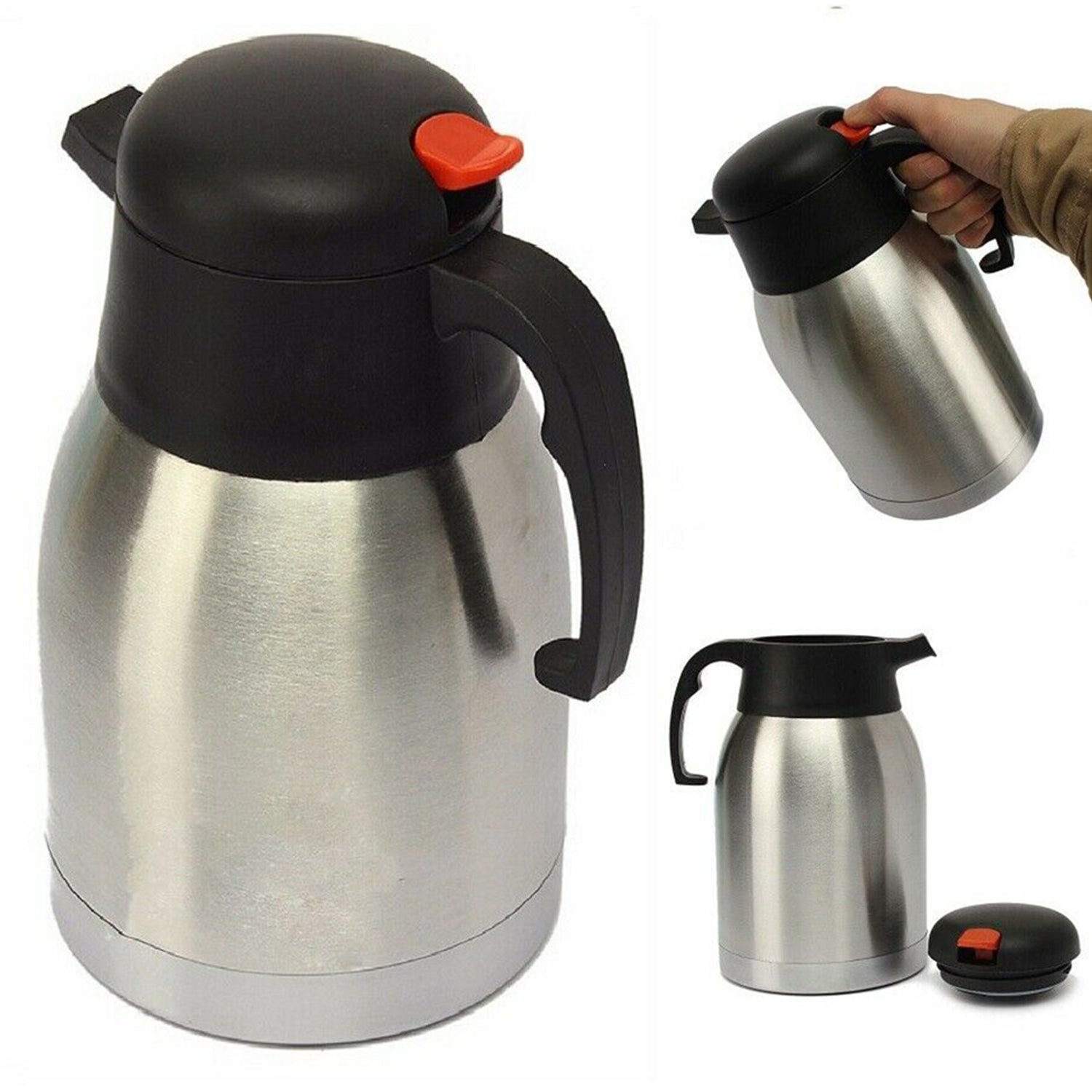 6458 Thermos steel Flip Lid Flask, 1500 milliliters 