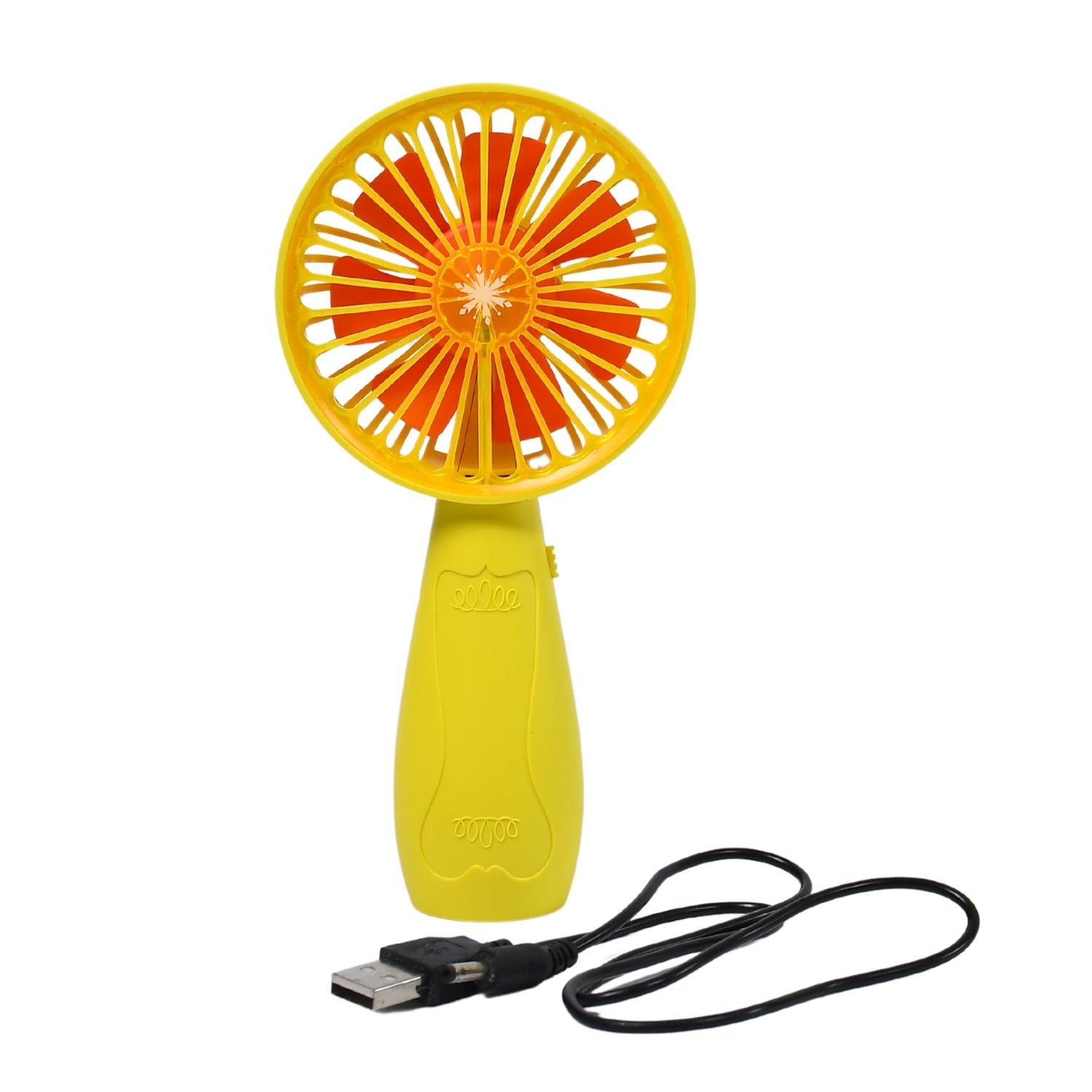 7605 Foldable Handy Light Fans Rechargeable Handheld Mini Fan Electric Personal Fans Hand Bar Desktop Fan 