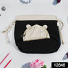 12848 Women's Casual Canvas Handbag Fashion Personality Bag Travel Bag