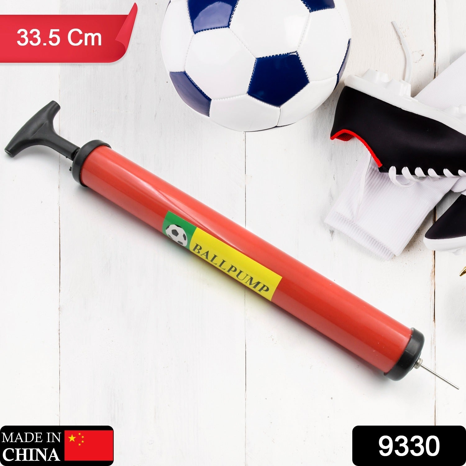 Plastic Pump for Inflating Balls (24CM & 33.5CM) - Inflatable Ball Development Toy